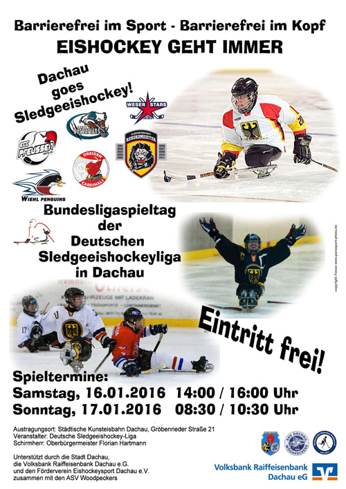 sledgeeishockey Plakat
